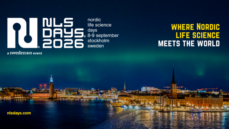 A picture of Stockholm and the NLS Days logo.